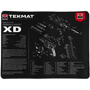 Tekmat Ultra Cleaning Mat For Springfield XD Tekmat Ultra Cleaning Mat For Springfield XD