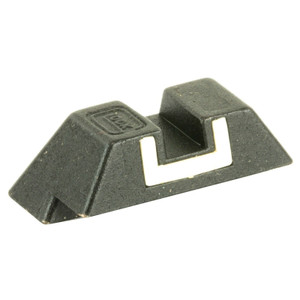 Glock Rear Sight Steel W/White Outline, 7.3mm All Glocks Except G42 &G43~SP04211 Glock Rear Sight Steel W/White Outline, 7.3mm All Glocks Except G42 &G43~SP04211