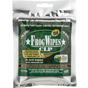 Froglube CLP Wipes, 5 Presoaked Wipes Per Package~14936
