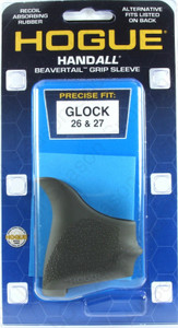 Hogue Handall Beavertail Rubber Grip Sleeve For Glock 26 & 27, OD Green~18601 Hogue Handall Beavertail Rubber Grip Sleeve For Glock 26 & 27, OD Green~18601