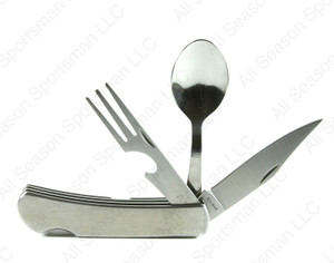 Ka-Bar Hobo Stainless Steel Spoon, Fork, Knife Combo~1300 Ka-Bar Hobo Stainless Steel Spoon, Fork, Knife Combo~1300