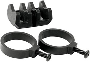 Magpul Tactical Light Mount V-Block & Rings, Black Magpul Tactical Light Mount V-Block & Rings, Black