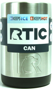 RTIC Stainless Steel Can Cooler 12 oz Vacuum Insulated Koozie RTIC Stainless Steel Can Cooler 12 oz Vacuum Insulated Koozie