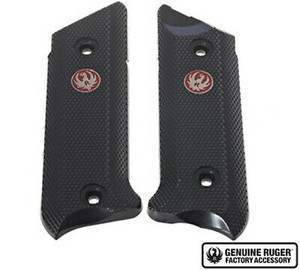 Ruger Grips For Mark IV, Black Polymer W/ Red Ruger Medallion NEW~90608 Ruger Grips For Mark IV, Black Polymer W/ Red Ruger Medallion NEW~90608