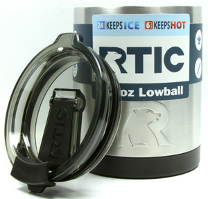 RTIC 12 oz Lowball Tumbler Stainless Steel W/Fliptop Lid*NEW* RTIC 12 oz Lowball Tumbler Stainless Steel W/Fliptop Lid*NEW*
