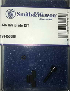 Smith & Wesson Rear Sight Blade Kit For K, L, N-Frame With .146" Blued Blade Smith & Wesson Rear Sight Blade Kit For K, L, N-Frame With .146" Blued Blade
