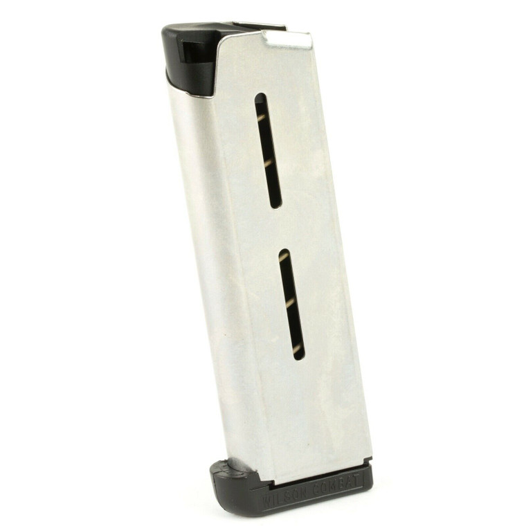 Wilson Combat 1911 Compact/Officer 45 ACP, 7 Rd Magazine, Standard Base Pad~470X