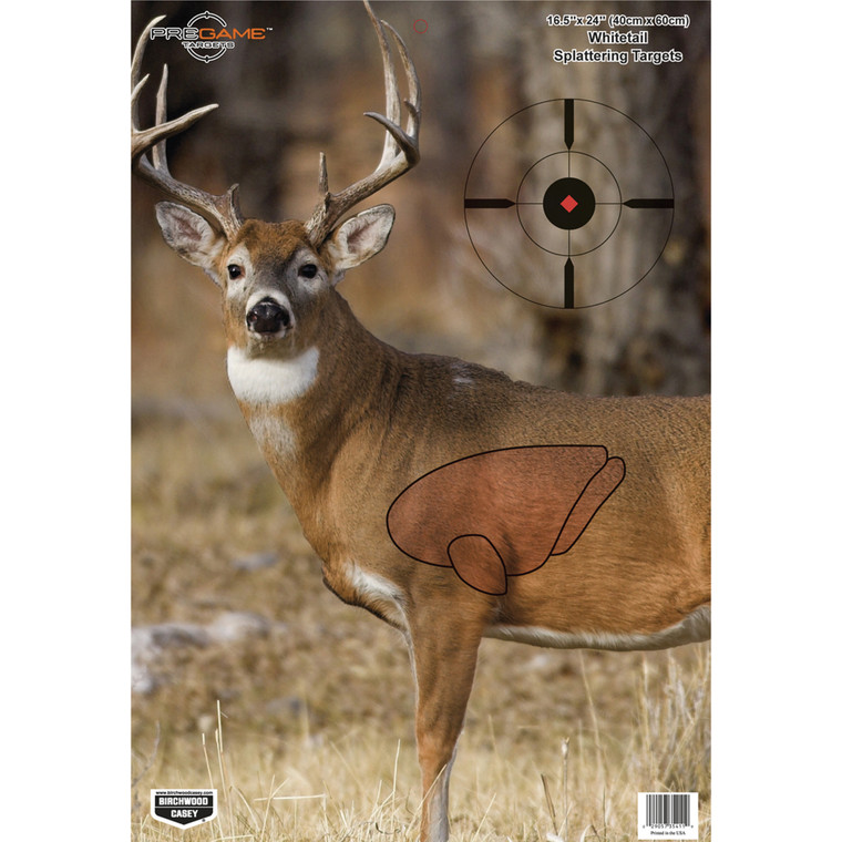 Birchwood Casey Pregame Deer Target 16.5"x24" 3 Pack