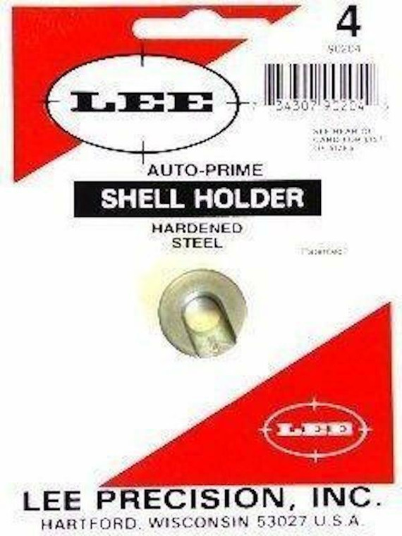 Lee Auto Prime Shell Holder #4, (17 Remington, 204 Ruger, 223 Remington)~90204