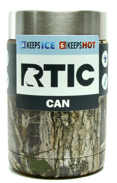 RTIC Stainless Steel Can Cooler 12 oz Vacuum Insulated Koozie-Kanati Camo