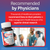 DONA glucosamine sulfate bottle with healthcare professionals and text stating that physicians recommend DONA for joint health support.
