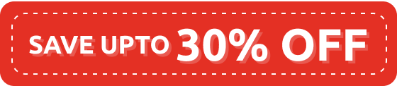 Save upto 30% off