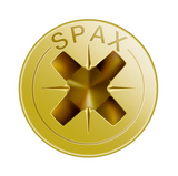 SPAX 3.5mm x 12mm YELLOX Universal Screws 200 Pack