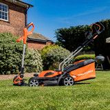 Yard Force Cordless Lawnmower & Grass Trimmer Twin Pack