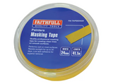 Faithfull Edge Masking Tape 24mm x 41.1m
