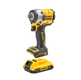 Dewalt 18V XR Brushless 1/2" Hog Ring Compact Impact Wrench - 2 X 2AH