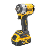 Dewalt 18V XR Brushless 1/2" Hog Ring Compact Impact Wrench - 2 X 5AH
