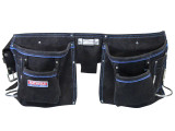 Faithfull Double Tool and Nail Pouch (FAIDTNP3B)