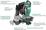 Hikoki C12RSH3 Sliding Compound Mitre Saw 305mm(12")