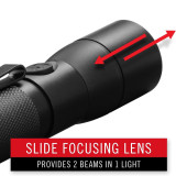 Coast HX5R Compact Rechargeable Focusing Torch (240 Lumens)