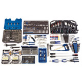 Draper 98885 13-drawer roller tool cabinet and chest with Expert Quality hand tools.