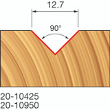 Freud 20-10425 12.7mm (Dia) "V" Grooving Router Bit