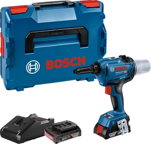 Bosch GRG 18V-16 Cordless Rivet Gun Kit (2 x 2Ah) (06019K5071)