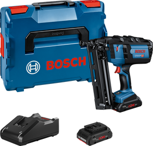 Bosch GNH 18V-64 M Cordless Second Fix Nailer Kit (2x4Ah) (0601481070)