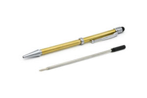 Premium Chrome Twist Stylus Pen Kit (5 Pack)