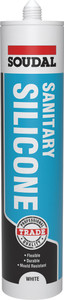 Soudal Trade Sanitary Silicone (White - 290ml) (121647)