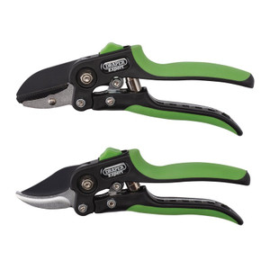 Draper Expert Anvil and Bypass Secateurs Set, 200mm (2 Piece) (08986)