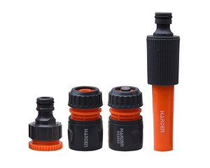 Harden 4 pc Garden Spray Nozzle + Adaptors
