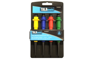 Tala 4 Piece Nail & Centre Punch Set (TAL69907)