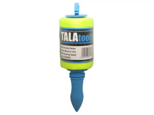 Tala 150m (500ft) Braided Yellow Builders Line on Winder