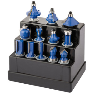 Draper 12 Piece 1/2" TCT Router Bit Set