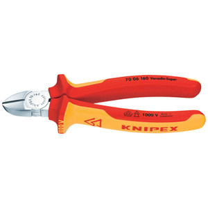Knipex 70 06 180 180mm VDE Fully Insulated Diagonal Side Cutters (18451)
