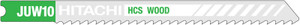 Hitachi 750024 Wood & Plastic Cutting Jigsaw Blades 91.5mm x 1.25mm