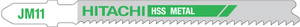 Hitachi 750040 Metal Cutting Jigsaw Blades 76.6mm x 1mm