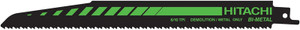 Hitachi 752021 Metal Cutting Sabre Saw Blade 225 x 22 x 1.6mm