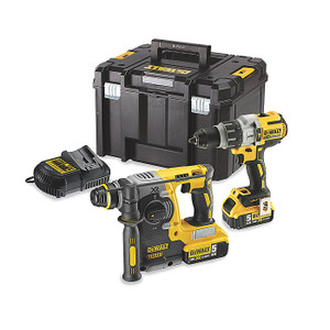 Dewalt DCK229P2T Combi Drill and Hammer Drill Cordless Kit (2 x 5.0Ah) (DCK229P2T)