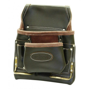 Rolson Oil Tan Single Tool Pouch Antique Hammer Holder