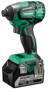 HiKoki 18V Brushless Impact Driver (2x5Ah) (WH18DBFL2)