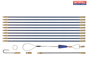 Faithful 3.3m Cable Rod Set 15 Piece