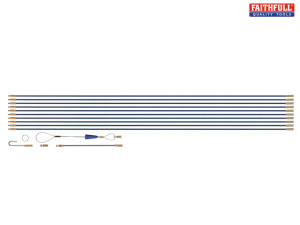 Faithful 10m Cable Rod Set 15 Piece