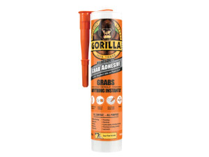 Gorilla 290ml Heavy Duty Grab Adhesive (White) (GRGASAPGA)