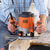Black & Decker 1200W 6.35mm Plunge Router with Kitbox