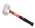 Harden 1 1/2LB 680G White Rubber Mallet Fiber Glass Handle 