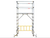 Teletower Aluminium Telescopic Scaffold Tower with Toeboards