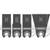 Toolway 4pc Plumber's Blade Set