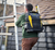 Padded shoulder straps and ergonomic back padding on STANLEY FATMAX tool backpack